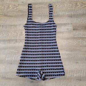 ZARA | Knit Patterned Romper | Sz. S